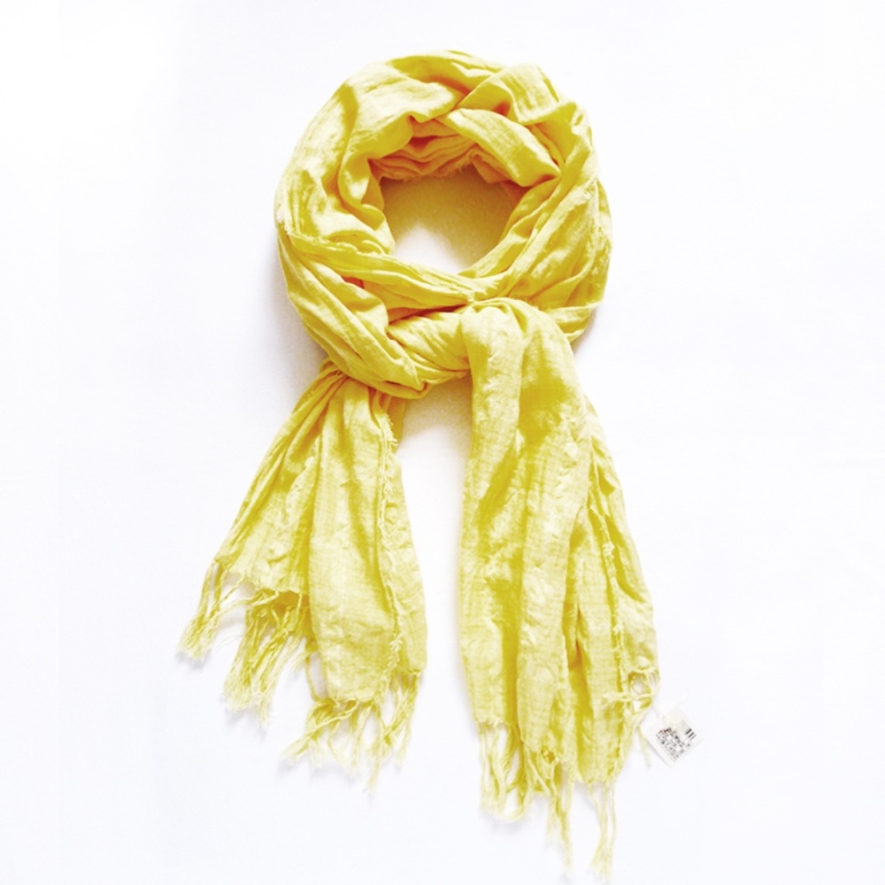 NEW ABERCROMBIE & FITCH Light Weight Checkered/Plaid Fringe Scarf 27.5 x 92